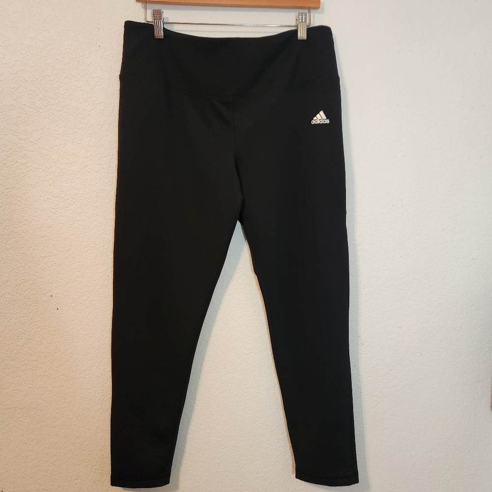 Adidas Women's Black Leggings, Size XL